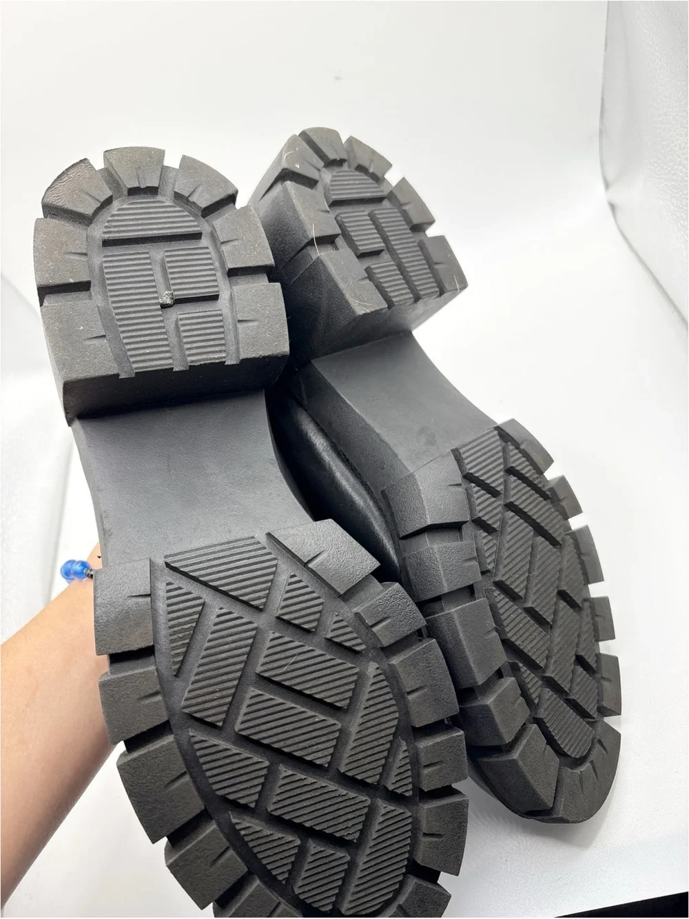Madden Girl Platform Chunky Loafers‎ Black Chain Link